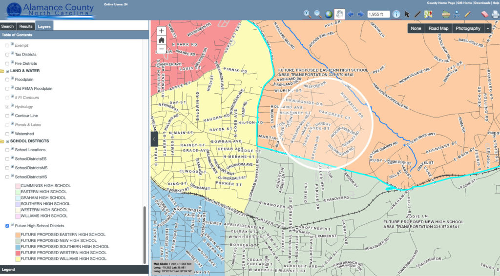 Town & Country Estates Proposed Future School District - Screen Shot 2020-02-25